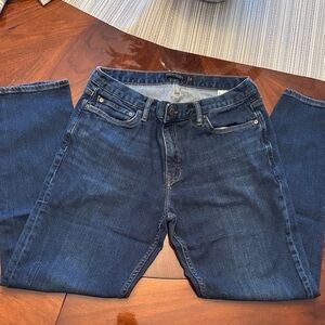 Banana Republic Dark Blue Straight Jeans Athletic Fit. Excellent Condition.